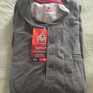Mens FR Henley Comfort Knit Shirt